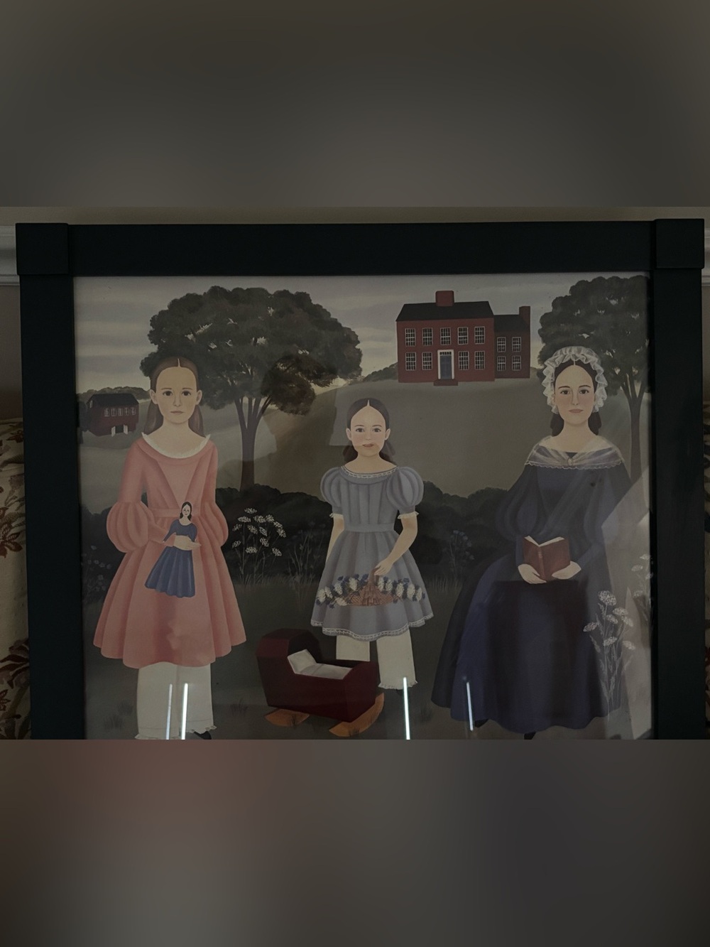 Framed print of "The Younger Generation,"